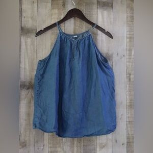 Blue Jean old navy tank top shirt large